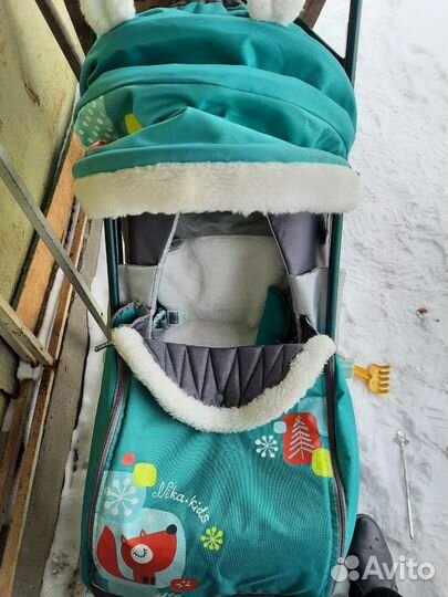 Санки коляска nika kids