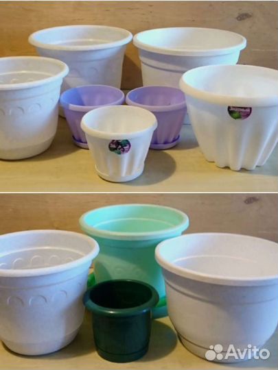 Горшки цветочные новые