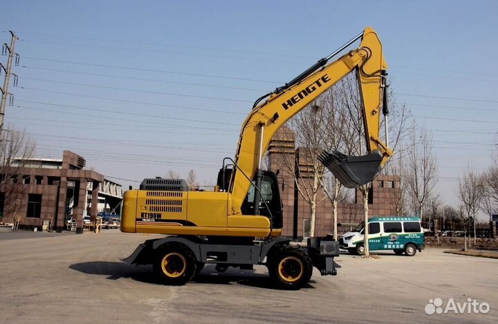 Колёсный экскаватор HENGTE HT190W, 2024