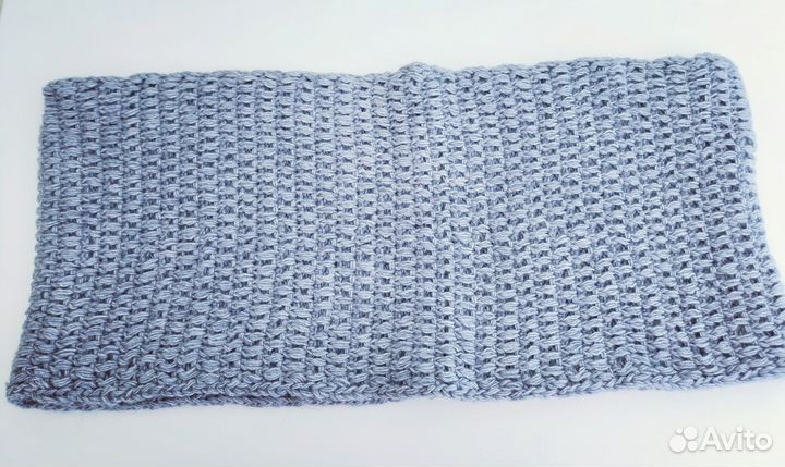 Снуд женский синий