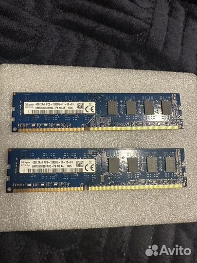 Оперативная память Hynix для пк 4GB DDR3 PC3-12800
