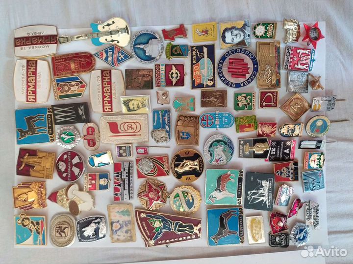 Значки СССР коллекция