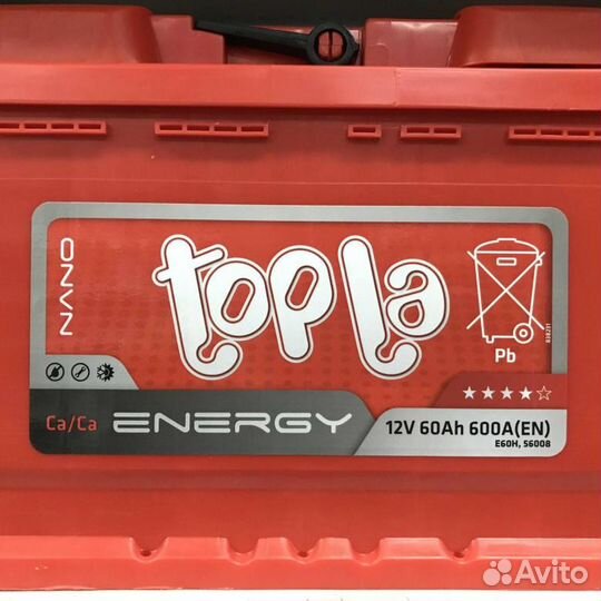 Аккумулятор Topla 60ач 600А Словения