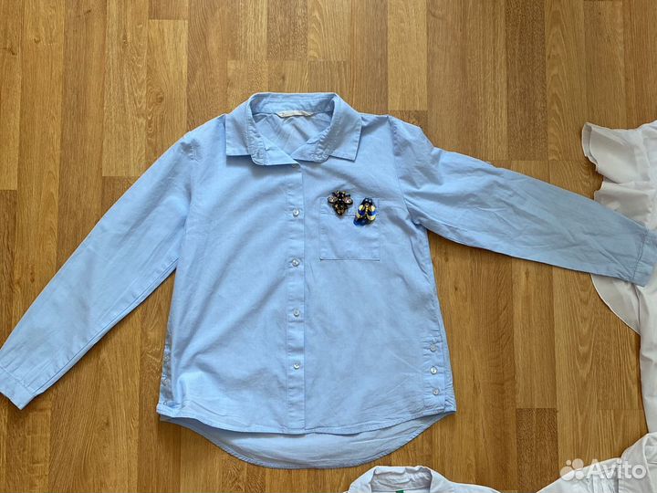 Блузка белая