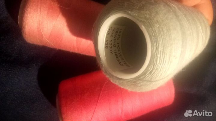 Нитки швейные бабины