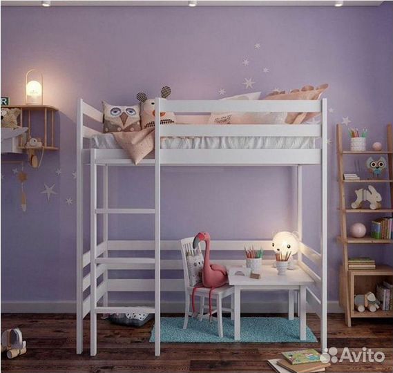 Детская кровать чердак