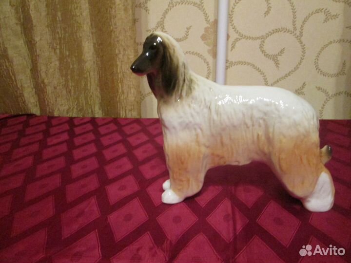 Фарфор лфз. Собака. Афганская борзая