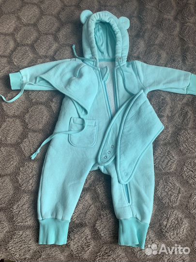 Комбинезон на флисе детский