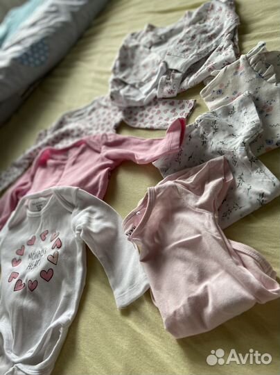 Боди, слипы на девочку 56,62,68