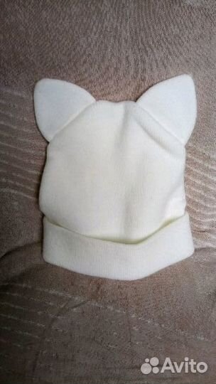 Шапка для девочки или девушки с ушками zara