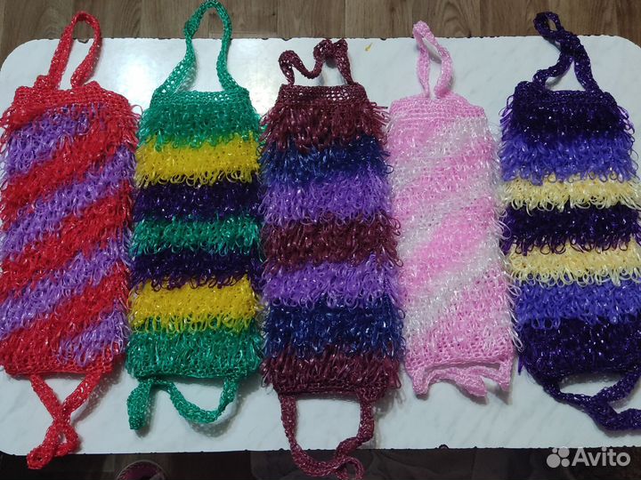 Мочалка ручной работы