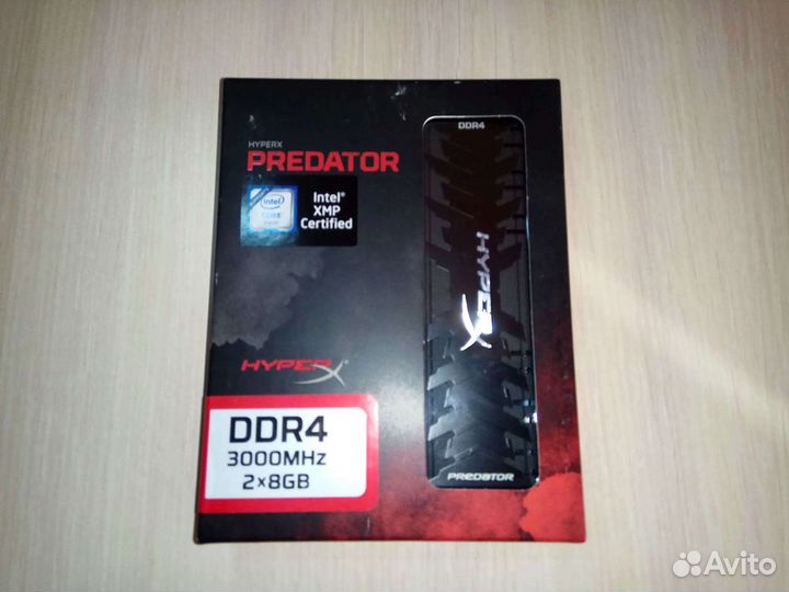 Kingston HyperX predator 16gb DDR4, 3000MHz