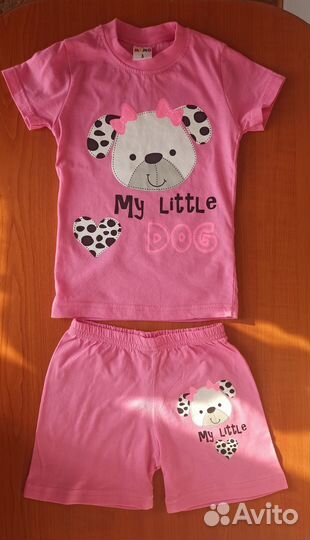 Пакет вещей одежда пакетом девочка 80 86