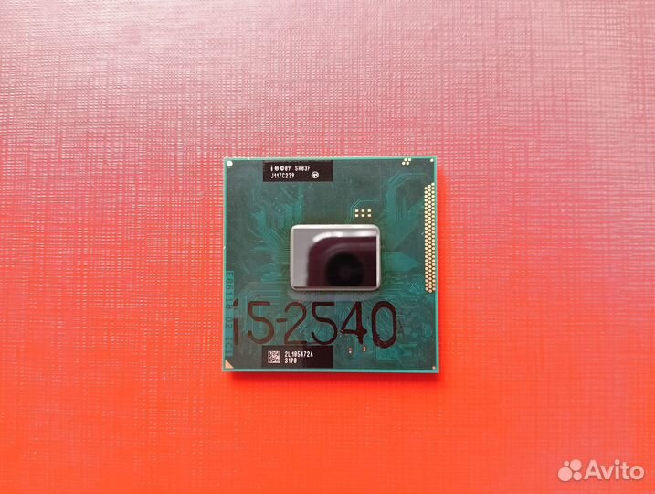 Intel Core i5-2540M, i5-2450M, i7-2640M Доставка