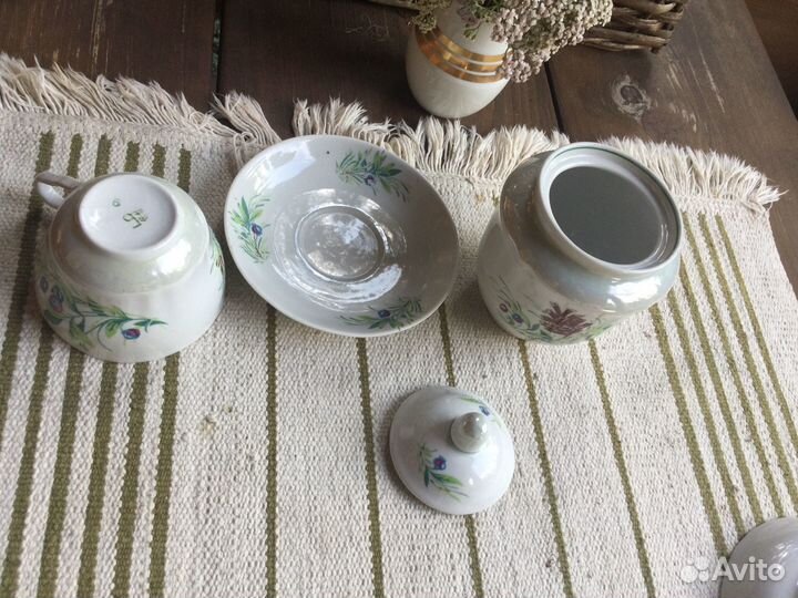 Чайная пара фарфор СССР