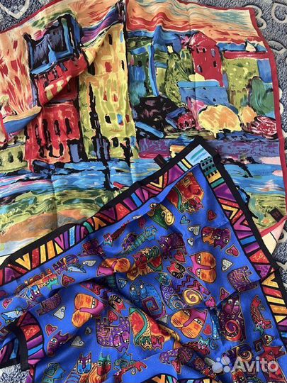 Платки из натурального шелка