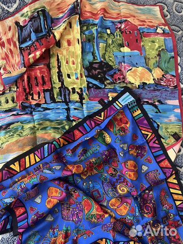 Платки из натурального шелка