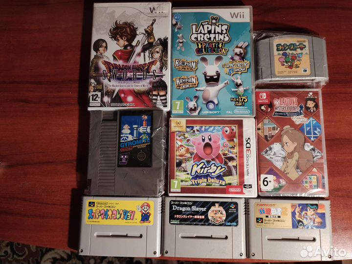 Игры для разных консолей Nintendo