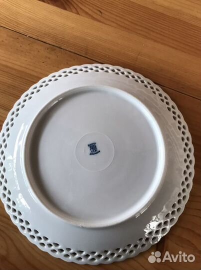 Блюдо Шуманн и рулетница Виндерлинг немецкий фарфо