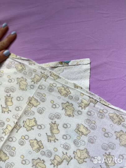 Пеленки детские пакетом фланелевые ситцевые