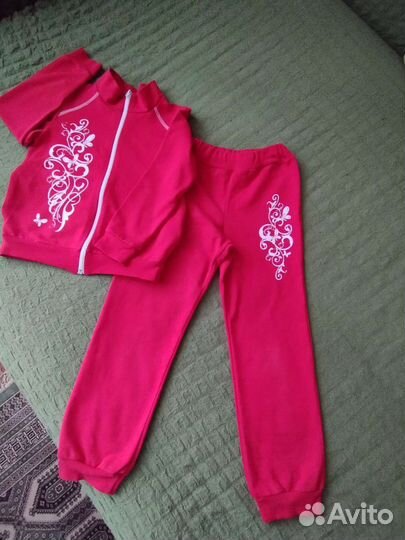 Спортивный костюм для девочки рост 134(2 шт)