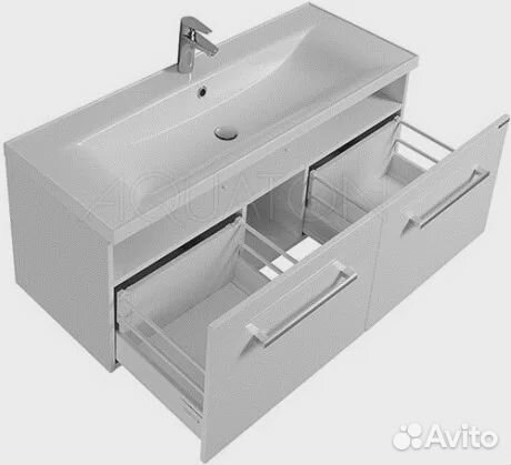 Тумба с раковиной aquaton (Акватон) 1a1280k4ma010