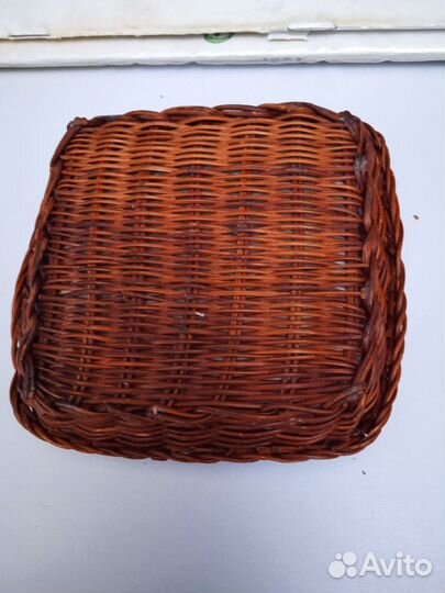 Пепельница, керамика, гжель, с корзинкой