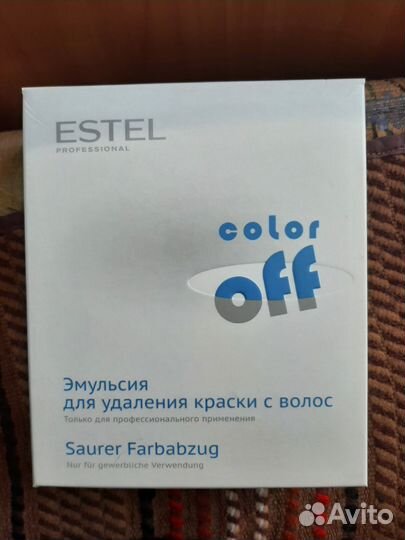 Эмульсия для удаления краски estel