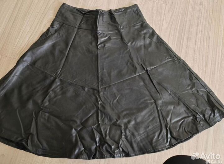 Кожаная юбка
