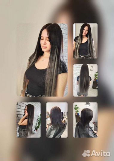 Наращивание волос в салоне и на дому