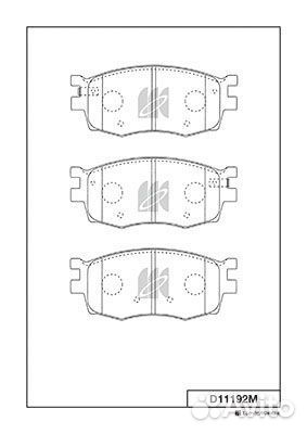 Колодки тормозные передние