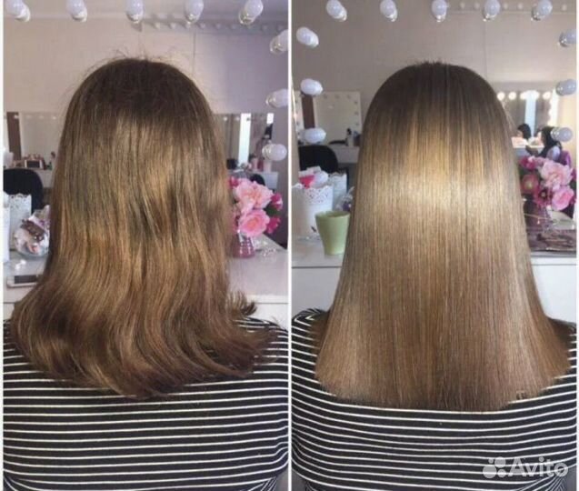 Кератин ботокс волос
