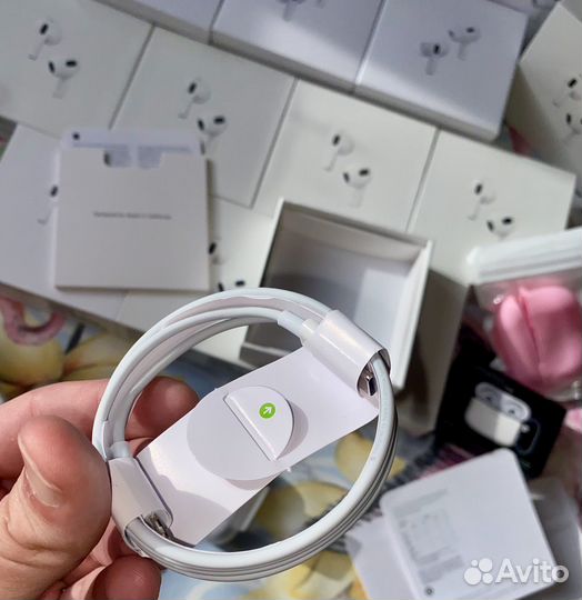 Беспроводные наушники apple airpods 3 + чехол