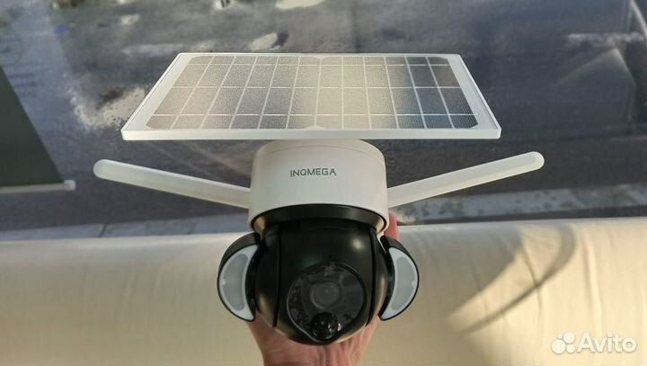 Камера видеонаблюдения с солнечной панелью