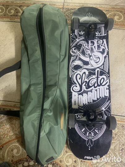 Скейтборд с сумкой