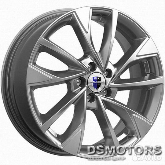 Диски Роквуд 7/17 5x108 ET45 d60.1 дарк платинум