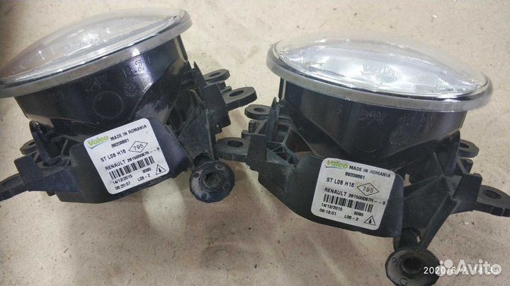 Противотуманные фары Valeo на Renault Logan2