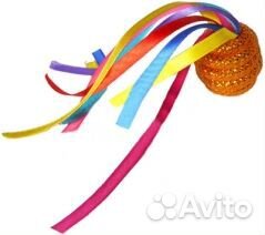 Игрушка Шар с лентами GoSi звенящий