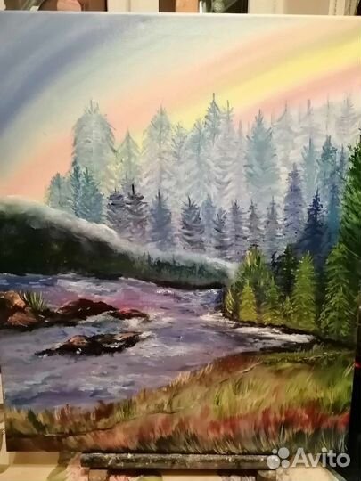 Картина маслом на холсте 