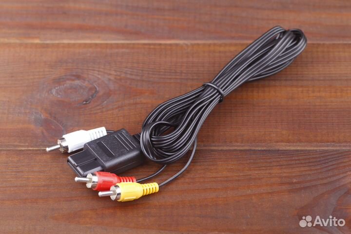AV RCA Кабель snes N64 Game Cube Новый