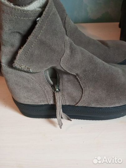 Ботинки женские 37 размер натуральная кожа