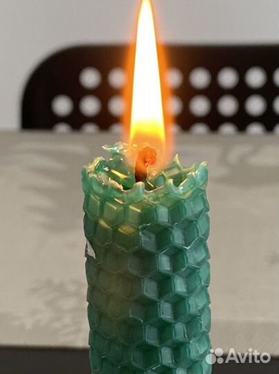 Свечи ручной работы из вощины