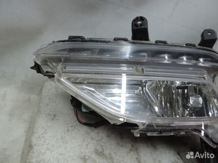 Фара противотуманная с дхо левая Hyundai Santa Fe