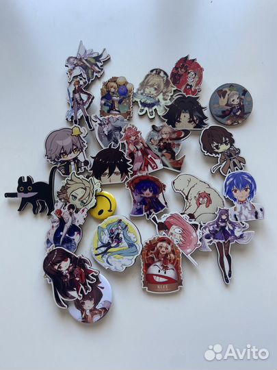 Значки с аниме