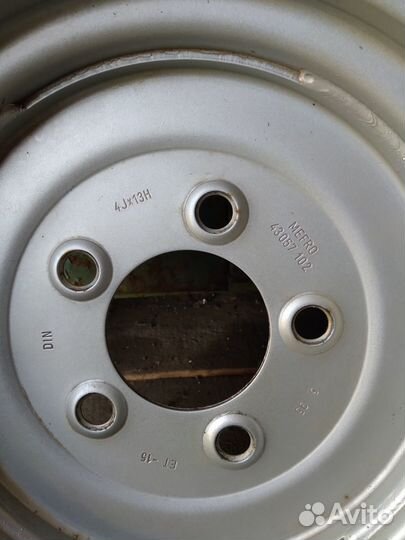 Колеса heidenauer 4j13н с дисками mefro 43057 102