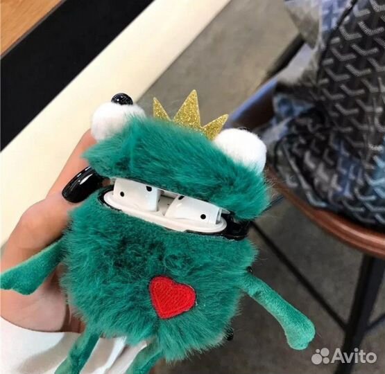 Чехол для Apple Airpods 1/2 лягушонок