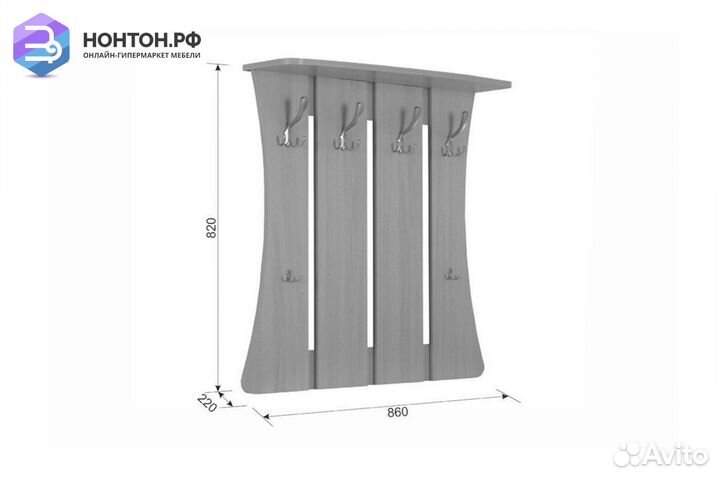 Вешалка Уют-2 венге