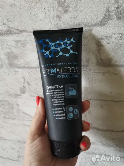 Очищаюшая паста для рук и лица Primaterra