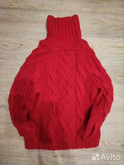 Вязаный свитер оверсайз