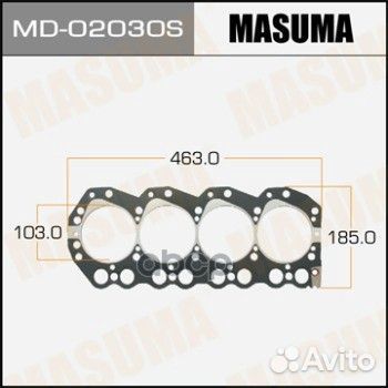 Прокладка гбц nissan QD32/E md02030s Masuma